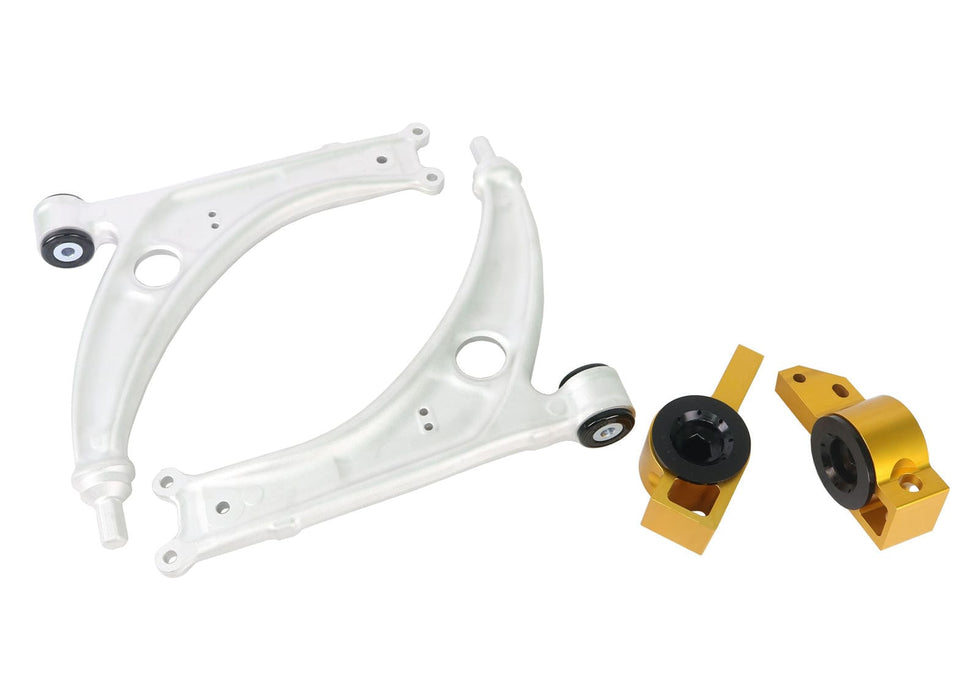 Whiteline 58 x 43 x 10 cm / Performance alloy - adds +0.5deg caster correction Front Control Arm Lower - Arm to Suit Audi, Seat, Skoda and Volkswagen PQ35 Fwd/Awd Autofit