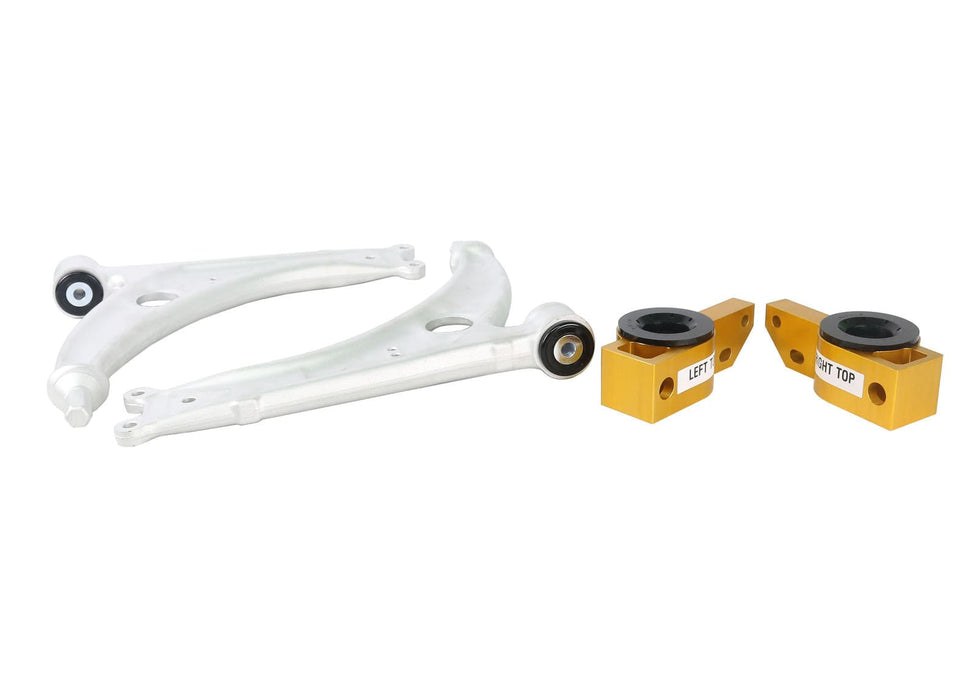 Whiteline 58 x 43 x 10 cm / Performance alloy - adds +0.5deg caster correction Front Control Arm Lower - Arm to Suit Audi, Seat, Skoda and Volkswagen PQ35 Fwd/Awd Autofit
