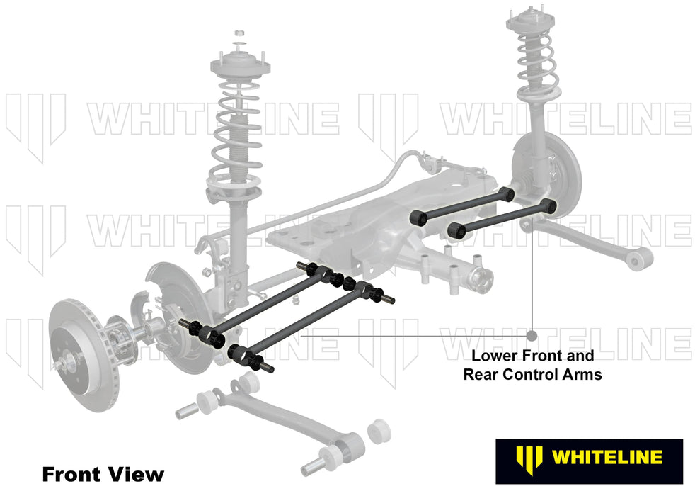 Whiteline 59 x 20 x 10 cm / Performance - on-car adjustable camber and toe correction - MOTORSPORT Rear Control Arm Lower Front and Rear - Arm to Suit Subaru Forester SF and Impreza GD incl WRX/STi Autofit