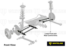 Whiteline 59 x 20 x 10 cm / Performance - on-car adjustable camber and toe correction - MOTORSPORT Rear Control Arm Lower Front and Rear - Arm to Suit Subaru Impreza GD WRX STi Autofit