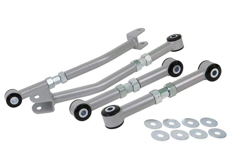 Whiteline 59 x 20 x 10 cm / Performance - on-car adjustable camber and toe correction - use with KCA307 - MOTORSPORT Rear Control Arm Lower Front and Rear - Arm to Suit Subaru Liberty and Outback Autofit