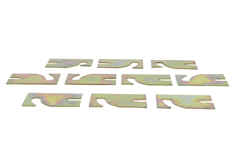 Whiteline 7 x 14 x 20 cm / 1.5mm x 10 - bulk shim pack Alignment Shim Pack 1.5mm x 10 to Suit Ford Falcon/Fairlane AU-FGX and FPV Autofit