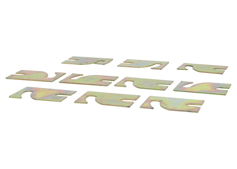 Whiteline 7 x 14 x 20 cm / 1.5mm x 10 - bulk shim pack Alignment Shim Pack 1.5mm x 10 to Suit Ford Falcon/Fairlane AU-FGX and FPV Autofit
