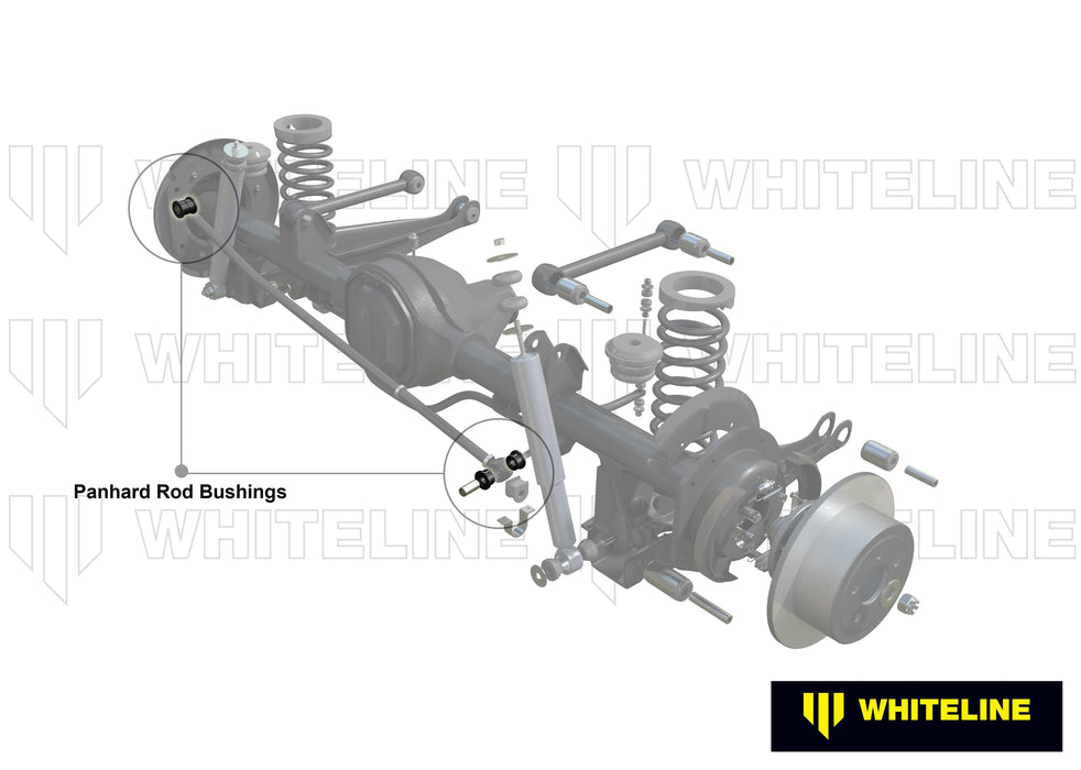 Whiteline 7 x 14 x 20 cm / 2 piece bushing design Rear Panhard Rod - Bushing Kit to Suit Holden Commodore VB-VS and HSV Autofit