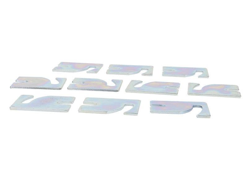 Whiteline 7 x 14 x 20 cm / 3.0mm x 10 - bulk shim pack Alignment Shim Pack 3.0mm x 10 to Suit Ford Falcon/Fairlane AU-FGX and FPV Autofit