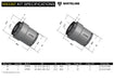 Whiteline 7 x 14 x 20 cm / 38.8mm and 35.8mm OD - suits models to - 06/2008 Front Panhard Rod - Bushing Kit to Suit Jeep Wrangler JK Autofit
