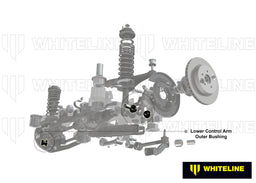 Whiteline 7 x 14 x 20 cm / 40.2mm OD Rear Control Arm - Outer Bearing Kit to Suit Ford Falcon/Fairlane AU, Sbaru BRZ, Impreza, Levorg, Liberty and Toyota 86 Autofit