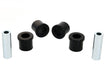 Whiteline 7 x 14 x 20 cm / 41mm OD Rear Leaf Spring - Front Eye Bushing Kit to Suit Mitsubishi Triton MK, ML and MN 2wd/4wd Autofit
