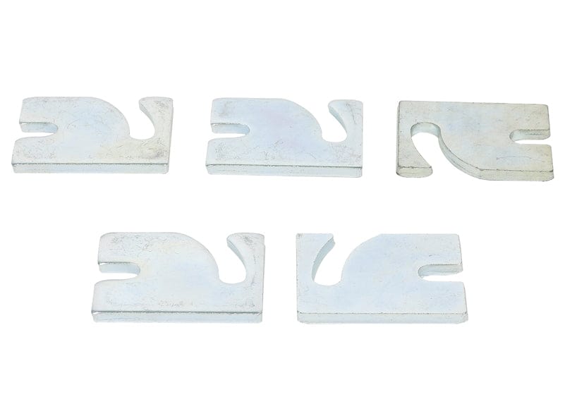 Whiteline 7 x 14 x 20 cm / 6.0mm x 5 - bulk shim pack Alignment Shim Pack 6.0mm x 5 to Suit Ford Falcon/Fairlane AU-FGX and FPV Autofit