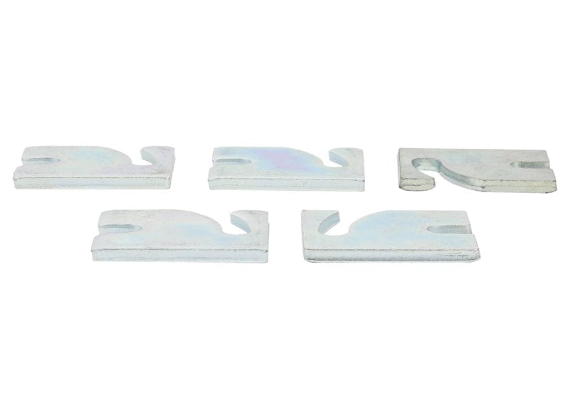 Whiteline 7 x 14 x 20 cm / 6.0mm x 5 - bulk shim pack Alignment Shim Pack 6.0mm x 5 to Suit Ford Falcon/Fairlane AU-FGX and FPV Autofit