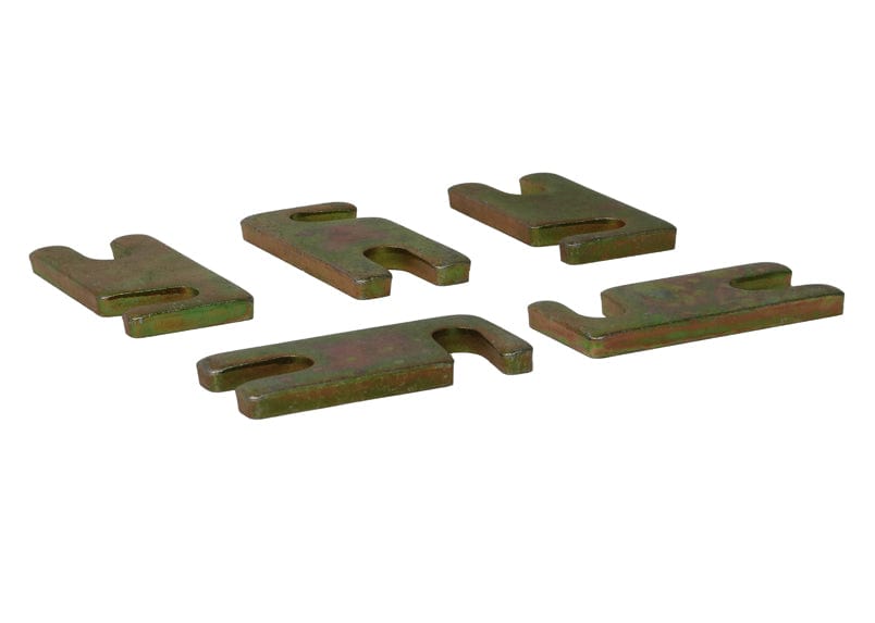 Whiteline 7 x 14 x 20 cm / 6.0mm x 5 - bulk shim pack Alignment Shim Pack 6.0mm x 5 to Suit Ford Falcon/Fairlane EA-EL and Territory SX-SZ Autofit