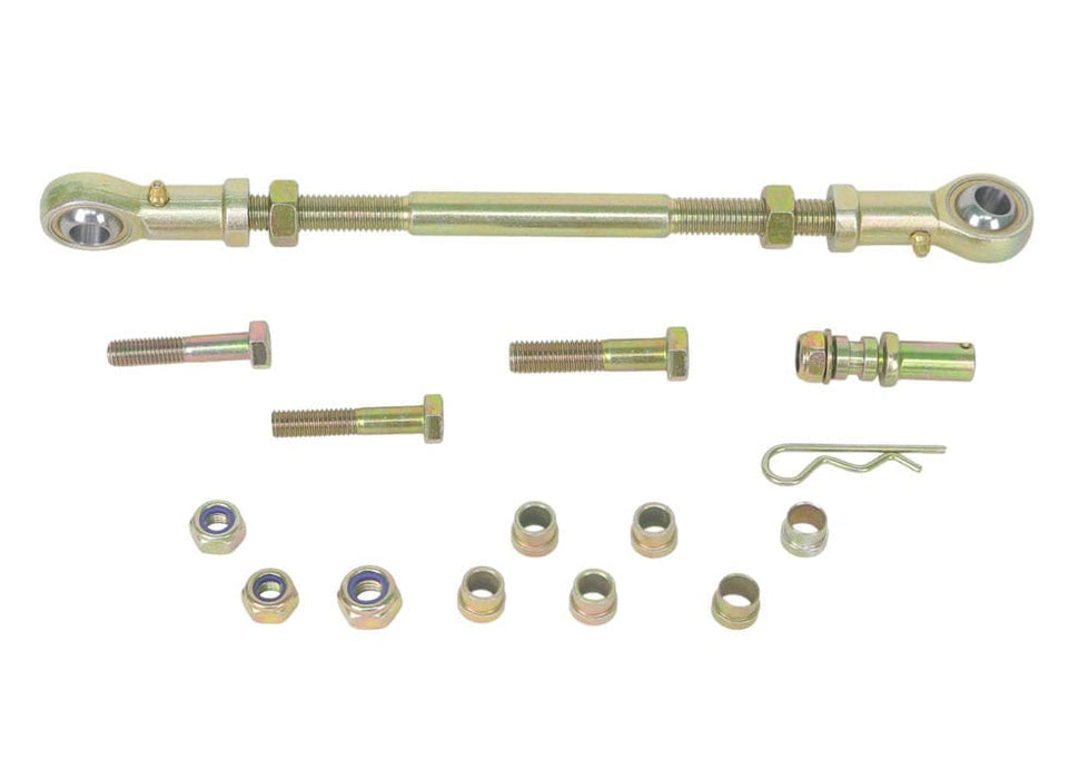 Whiteline 7 x 14 x 20 cm / Adjustable extra heavy duty - quick disconnect - left hand side - suits lifted models 50 - 200mm Rear Sway Bar Link to Suit Jeep Gladiator and Nissan Navara D23, Patrol GU Autofit