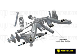 Whiteline 7 x 14 x 20 cm Control Arm Lower - Bushing Kit to Suit Holden Astra LB, LC, LD and Nissan Pulsar N13, N14 Autofit