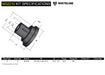 Whiteline 7 x 14 x 20 cm Control Arm Upper - Bushing Kit to Suit Honda Accord and Prelude Autofit
