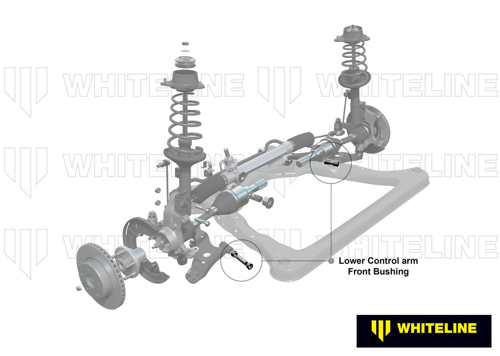 Whiteline 7 x 14 x 20 cm Front Control Arm Lower - Bushing Kit to Suit Hyundai iLoad, iMax, Santa Fe and Kia Sorento Autofit