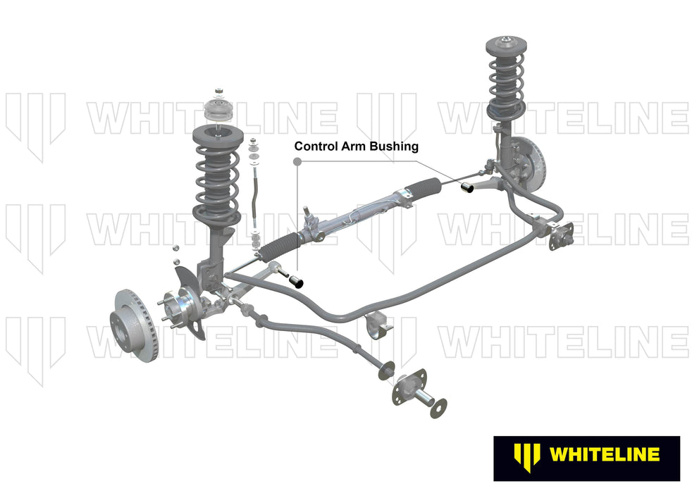 Whiteline 7 x 14 x 20 cm Front Control Arm Lower - Inner Bushing Kit to Suit Nissan180B, 200B and 280SX Autofit