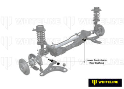 Whiteline 7 x 14 x 20 cm Front Control Arm Lower - Inner Rear Bushing Kit to Suit Honda Civic VIII Gen FD2 Autofit