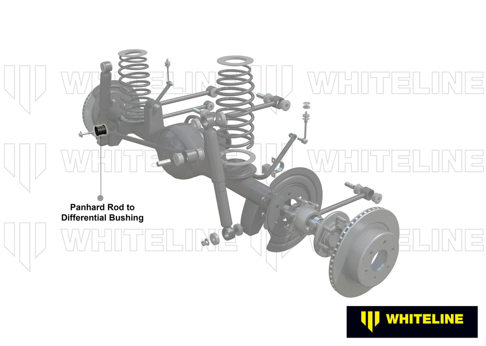 Whiteline 7 x 14 x 20 cm Front Panhard Rod - To Differential Bushing Kit to Suit Jeep Gladiator JT and Wrangler JL Autofit