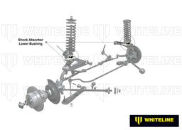 Whiteline 7 x 14 x 20 cm Front Shoc Absorber - Lower Bushing Kit to Suit Ford Falcon/Fairlane XK-XF and Mustang Classic Autofit
