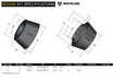 Whiteline 7 x 14 x 20 cm Front Shock Absorber- Upper Bushing Kit to Suit Mitsubishi Challenger, Pajero Sport and Triton 2wd/4wd Autofit