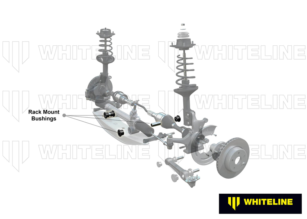 Whiteline 7 x 14 x 20 cm Front Steering Rack and Pinion - Mount Bushing Kit to Suit Ford Capri and Escort Autofit