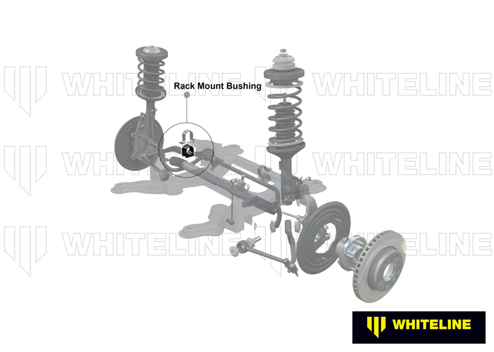 Whiteline 7 x 14 x 20 cm Front Steering Rack and Pinion - Mount Bushing Kit to Suit Holden Commodore VE and HSV Autofit