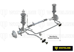 Whiteline 7 x 14 x 20 cm Front Strut Rod - To Chassis Bushing Kit to Suit Toyota Corolla, Celica, Corona and Supra Autofit