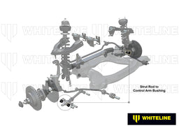 Whiteline 7 x 14 x 20 cm Front Strut Rod - To Control Arm Bushing Kit to Suit Ford Falcon/Fairlane EA-EL Autofit