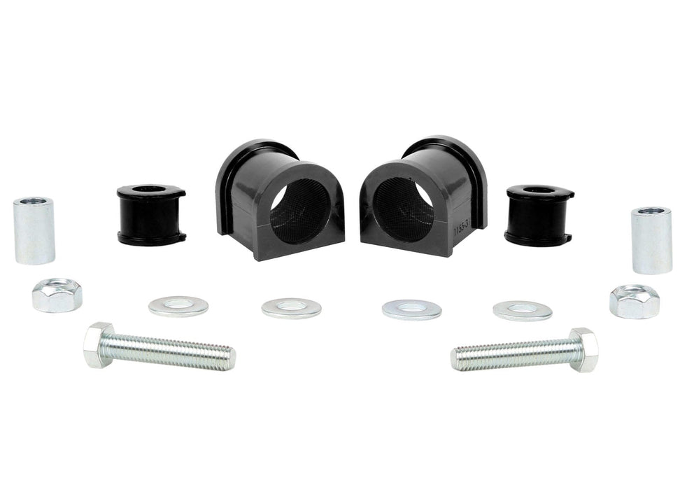 Whiteline 7 x 14 x 20 cm Front Sway Bar Mount and Link - Bushing Kit 31mm to Suit Toyota Land Cruiser 76, 78 and 79 Series Autofit