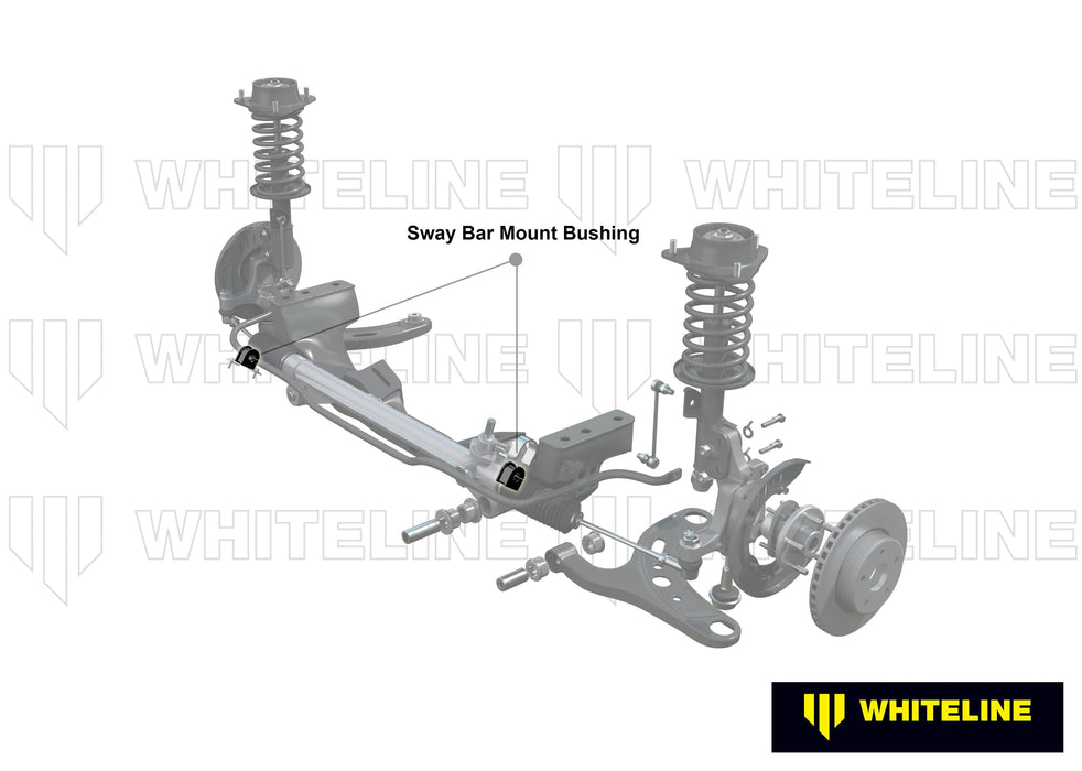 Whiteline 7 x 14 x 20 cm Front Sway Bar Mount - Bushing Kit 20mm to Suit Honda Civic VII Gen and Integra DC5 Autofit