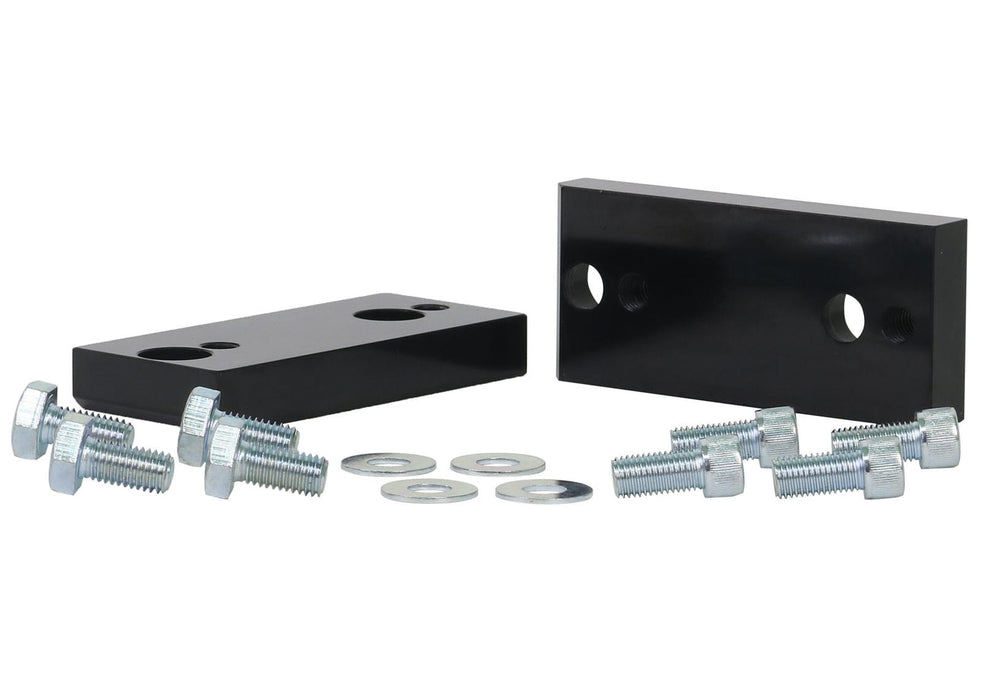 Whiteline 7 x 14 x 20 cm Front Sway Bar Mount - Relocation Spacer Kit to Suit Toyota HiLux 2005-2015 and Foton Tunland P201 4wd Autofit