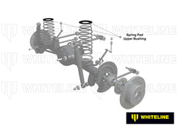 Whiteline 7 x 14 x 20 cm / OD=108, ID=65, H=15mm Front Coil Spring Pad - Bushing it to Suit Jeep Cherokee XJ and Wrangler TJ, JK Autofit