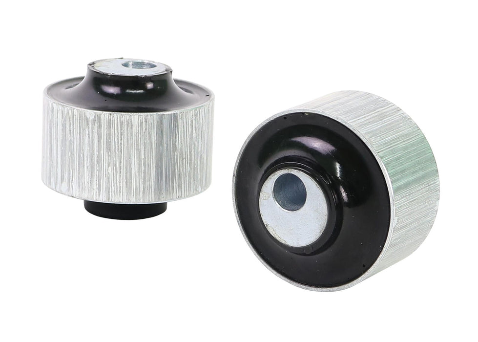 Whiteline 7 x 14 x 20 cm / Performance Alignment - adds +0.5deg caster Front Control Arm Lower - Inner Rear Bushing Double Offset Kit to Suit Hyndai, Kia and LDV Autofit