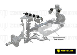 Whiteline 7 x 14 x 20 cm / Performance Alignment - adds +0.66deg caster +/- 0.66deg camber Front Control Arm Upper - Bushing Kit Double Offset to Suit Honda Civic VI Gen and CR-V RD1-RD3 Autofit