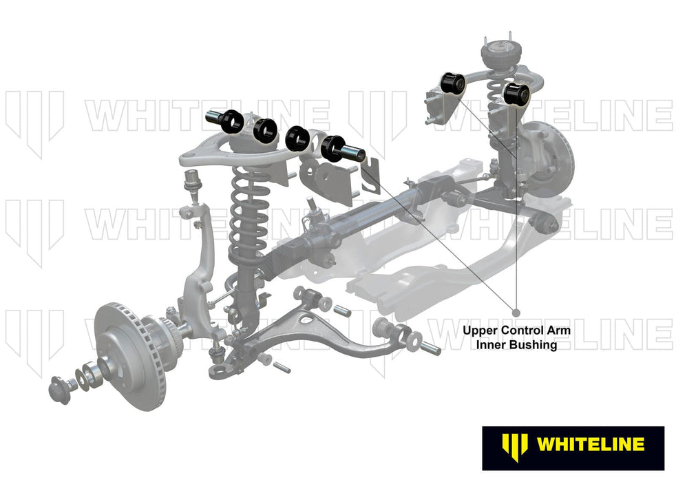 Whiteline 7 x 14 x 20 cm / Performance Alignment - adds +0.66deg caster +/- 0.66deg camber Front Control Arm Upper - Bushing Kit Double Offset to Suit Honda Civic VI Gen and CR-V RD1-RD3 Autofit