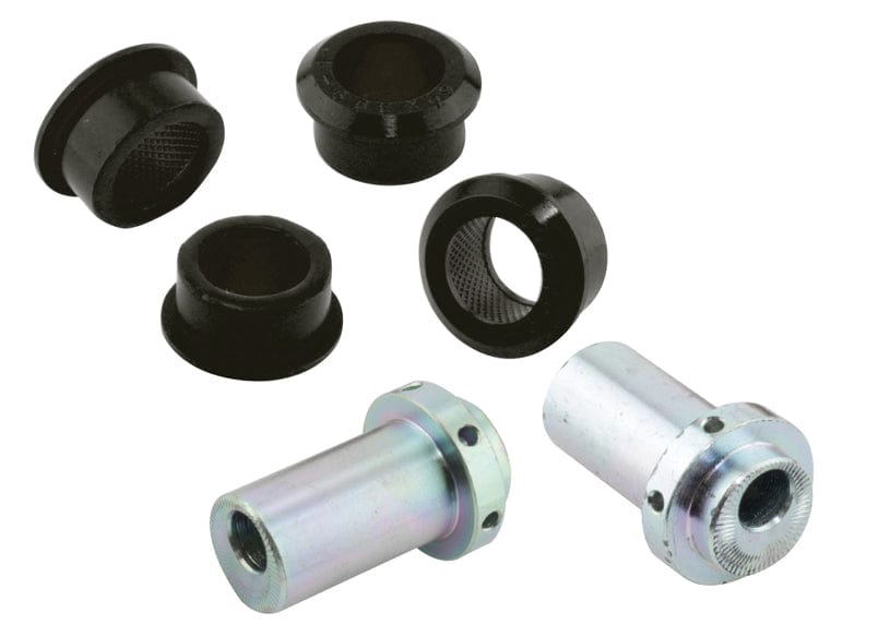 Whiteline 7 x 14 x 20 cm / Performance Alignment - on-car adjustable allows +/- 1.25deg camber Rear Control Arm Upper - Outer Bushing Kit Double Offset to Suit Subaru Liberty and Outback Autofit