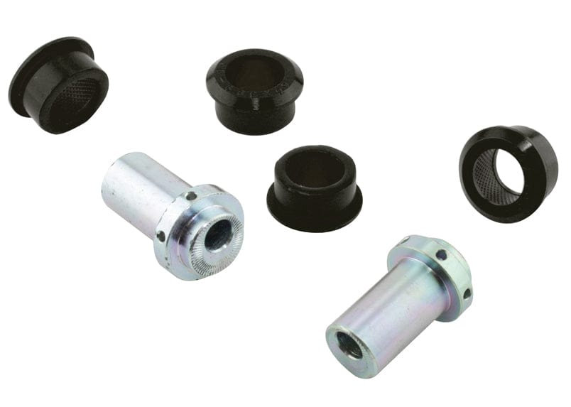 Whiteline 7 x 14 x 20 cm / Performance Alignment - on-car adjustable allows +/- 1.25deg camber Rear Control Arm Upper - Outer Bushing Kit Double Offset to Suit Subaru Liberty and Outback Autofit