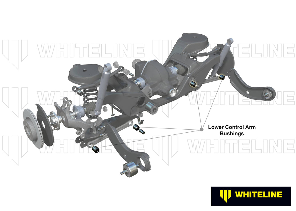 Whiteline 7 x 14 x 20 cm Rear Control Arm Lower - Bushing Kit to Suit Mazda6 GG, GY Autofit