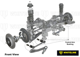 Whiteline 7 x 14 x 20 cm Rear Control Arm Lower Front - Bushing Kit to Suit Subaru Liberty and Outback Autofit