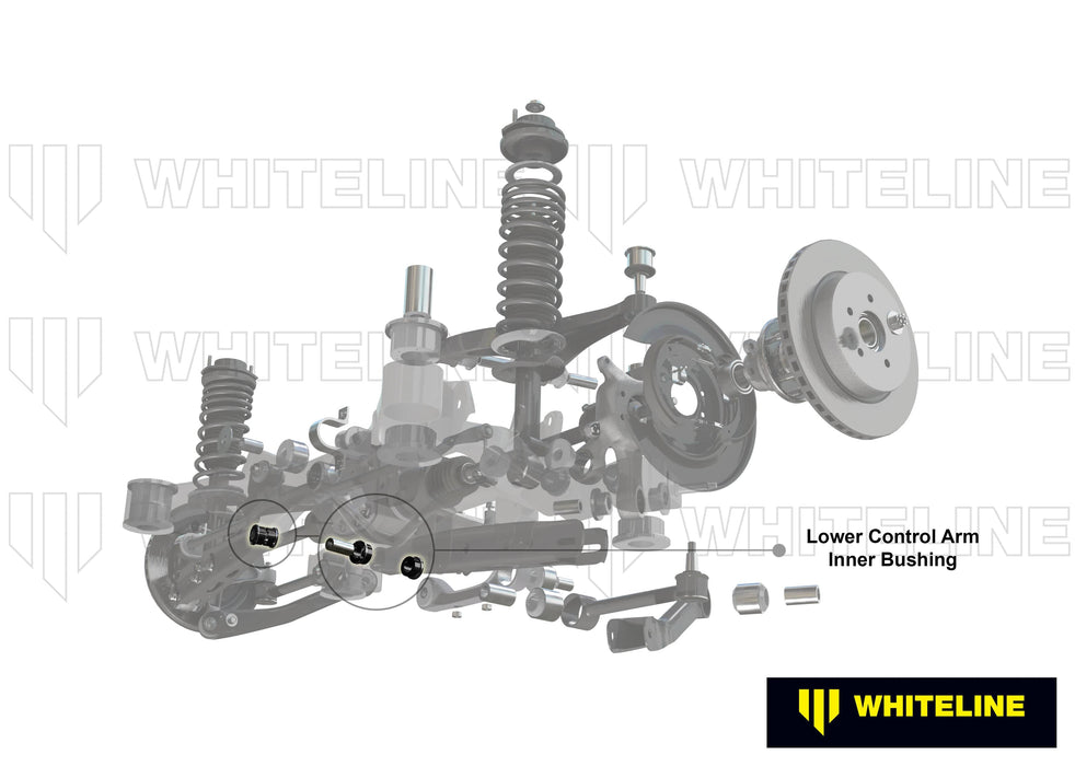 Whiteline 7 x 14 x 20 cm Rear Control Arm Lower - Inner Bushing Kit to Suit Mitsubishi Lancer Evolution VII, VIII, IX Autofit