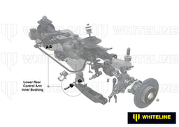 Whiteline 7 x 14 x 20 cm Rear Control Arm Lower Rear - Inner Bushing Kit to Suit Holden Commodore VE, VF and HSV Autofit