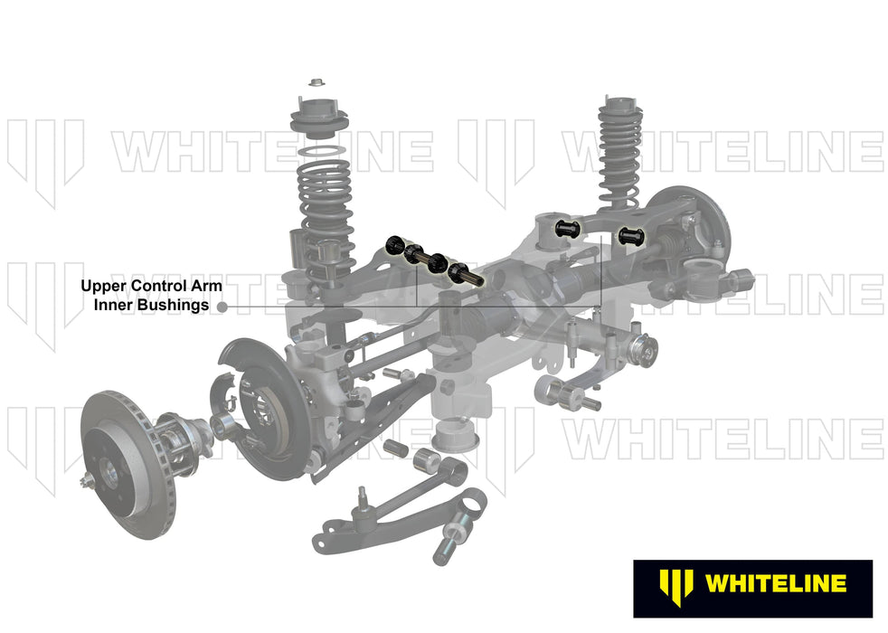Whiteline 7 x 14 x 20 cm Rear Control Arm Upper Front - Inner Bushing Kit to Suit Mitsubishi Lancer Evo IV-IX Autofit