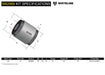 Whiteline 7 x 14 x 20 cm Rear Control Arm Upper - Inner Bushing Kit to Suit Nissan 350Z, 370Z, Skyline and Stagea Autofit