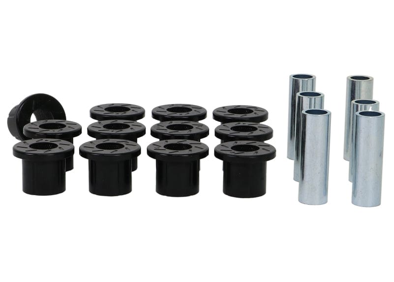Whiteline 7 x 14 x 20 cm Rear Leaf Spring - Bushing Kit to Suit Ford Courier, Econovan and Mada B Series Bravo Autofit