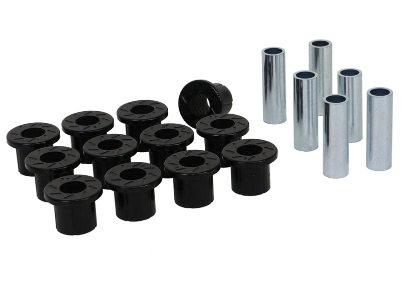 Whiteline 7 x 14 x 20 cm Rear Leaf Spring - Bushing Kit to Suit Ford Courier, Econovan and Mada B Series Bravo Autofit