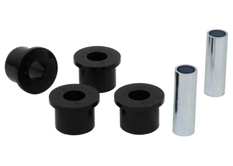 Whiteline 7 x 14 x 20 cm Rear Leaf Spring - Front Eye Bushing Kit to Suit Nissan Navara D21, D22 4wd Autofit