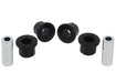 Whiteline 7 x 14 x 20 cm Rear Leaf Spring - Front Eye Bushing Kit to Suit Nissan Navara D40 and D23 2wd/4wd Autofit