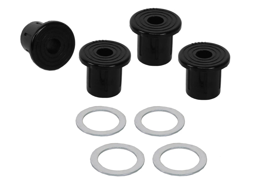 Whiteline 7 x 14 x 20 cm Rear Leaf Spring - Shackle Bushing Kit to Suit Toyota Land Cruiser 76, 78 and 79 Series Autofit