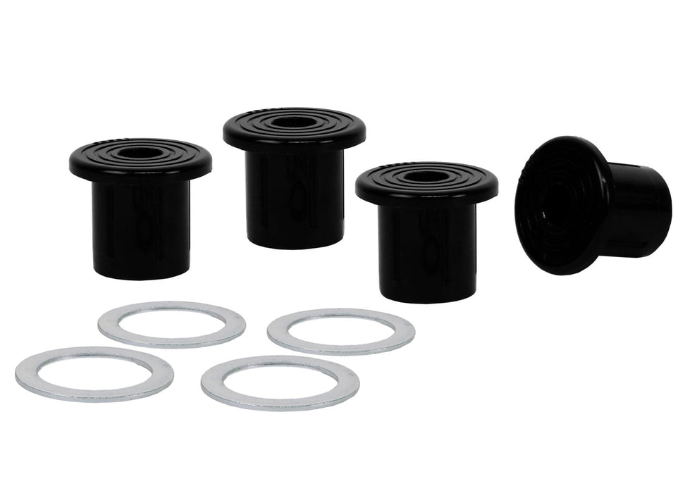 Whiteline 7 x 14 x 20 cm Rear Leaf Spring - Shackle Bushing Kit to Suit Toyota Land Cruiser 76, 78 and 79 Series Autofit