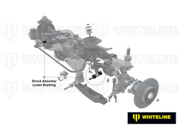 Whiteline 7 x 14 x 20 cm Rear Shock Absorber - Lower Bushing Kit to Suit Holden Commodore VE, VF and HSV Autofit